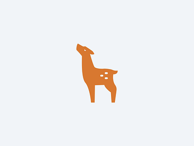 Roe Deer Logomark animal deer logo mascot roe