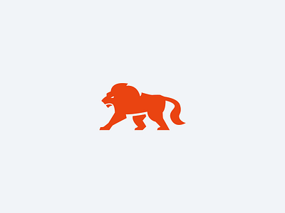 Lion Logomark animal gaming lion logo mascot wild