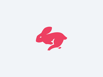 Rabbit Logomark animal bunny logo mascot rabbit