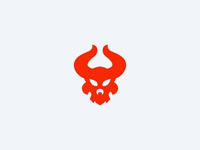 Devil Logomark demon devil gaming logo mascot skull