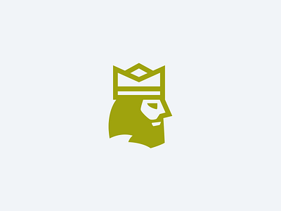 King Logomark crown empire king logo mascot