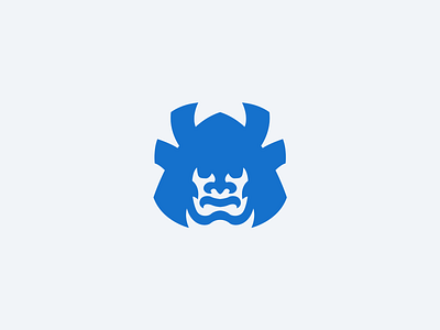 Samurai Logomark gaming japanese warrior logo mascot ronin samurai