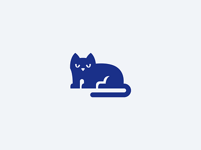 Cat Logomark animal cat kitty logo mascot