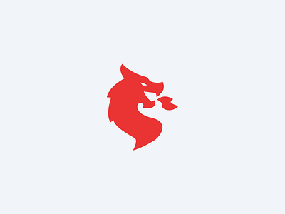 Dragon Logomark animal dragon esport fire logo mascot sport