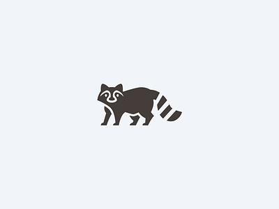 Raccoon Logomark animal logo mascot raccoon