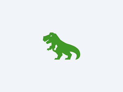T-Rex Logomark animal dinosaur logo mascot trex