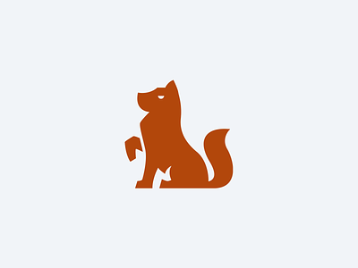 Dog Logomark animal dog logo mascot pet