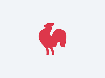Rooster Logomark animal brand identity chicken farm logo logo mascot rooster
