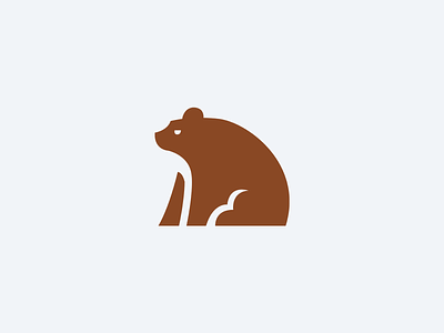 Bear Logomark animal bear brand identity logo mascot