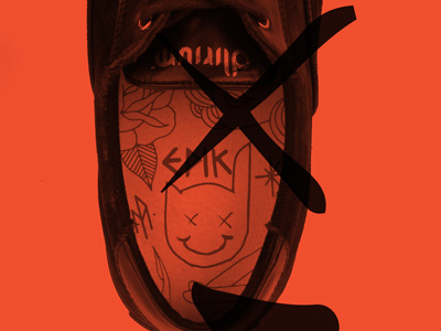 Dlirium EPIK poster design poster red sakte shoes skateboarding sneakers tattoo