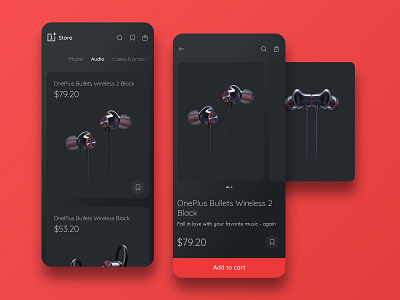 OnePlus Store - Mobile App Concept