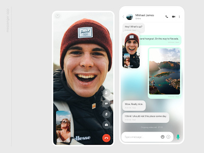 Mobile messenger app - Concept
