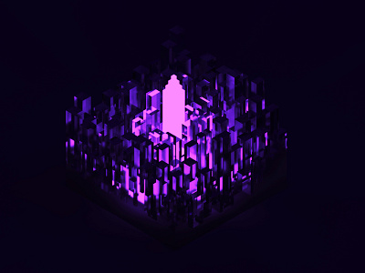 crystals art crystal design glass illuatration isometric isometry light magicavoxel voxel voxels