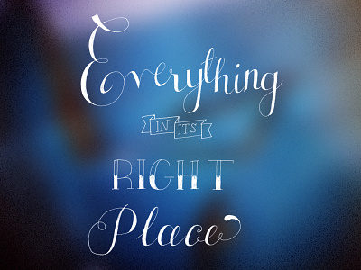 everything custom type hand drawn lettering typography