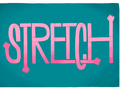 Stretch lettering