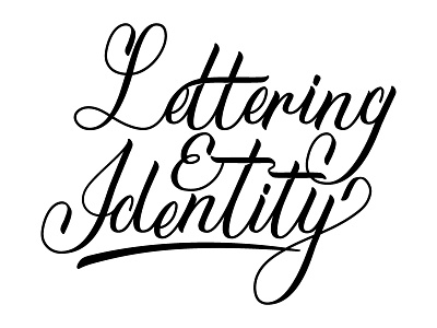 Lettering & Identity hand lettering lettering typography