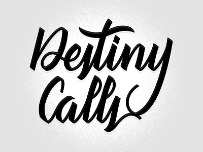Destiny... hand lettering lettering typography
