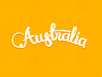 'straya! custom type lettering typography