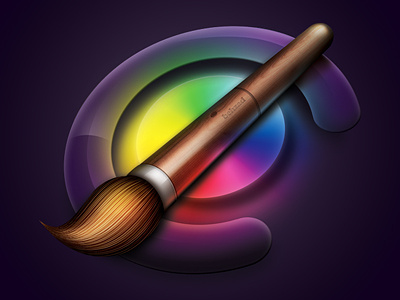 Painting Icon brush color colorful icon paint painting ps