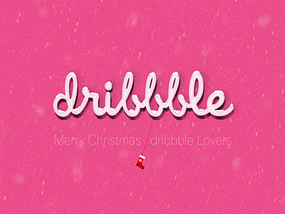 Winter comes to dribbble wallpaper :) christmas dribbble pink snow wallpaper winter