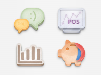 WTM App Icons app chart chat finance flat icon pos