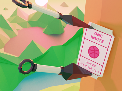 x1 Dribbble Invite