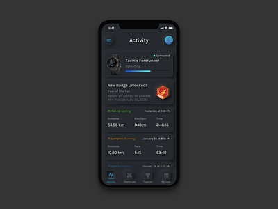 Garmin Connect redesign with Neumorphism 🏃🏻‍♂️🎨 activities actvity cycle cycling dashboard excercise fitness garmin health neumorphic neumorphism redesign redesigned running skeuomorphic skeuomorphism soft ui ui wellbeing