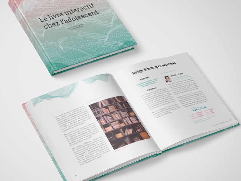 Le livre interactif chez l'adolescent book read teenagers adolescent connected book