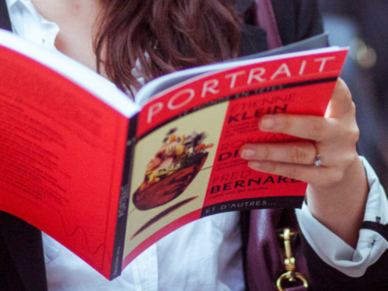 La revue du Portrait portrait magazine book layout