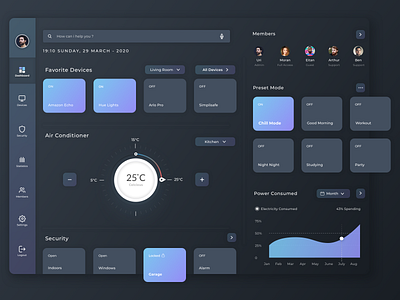 Smart Home Dashboard