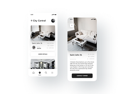 Rental Concept Application - Daily UI