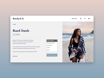 Beachy & Co. - Daily UI 012