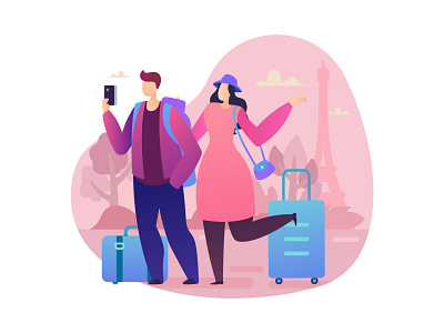 World Tourism Day Vector Illustration character day design holiday illustration open order shot simple tourism vector world