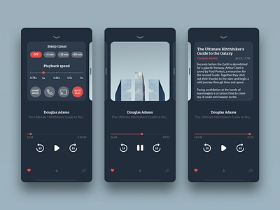 Dark Mode for Bullhorn cold dark dark blue dark color dark design dark mode dark player dark theme dark ui darkmode experience modern music music player new design player space speed timer