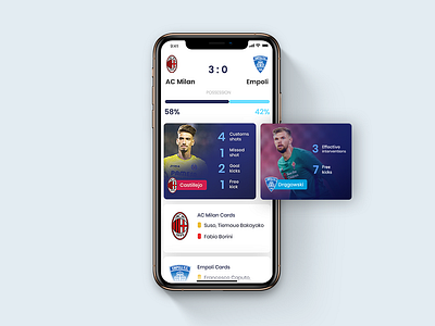 Sports Statistics Website app design football interface ios iphone match mobile rwd sport statistics team ui ux website