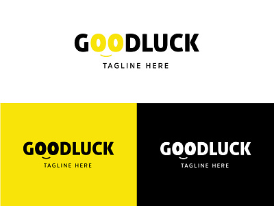 Goodluck Logo brand branding design desinger graphic design happy illustration logo smile vector vectorlogo
