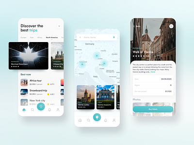 Tapp - Travel app concept