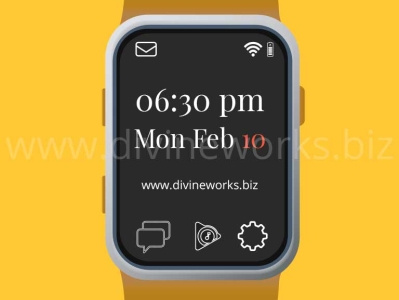 Smart Watch Vector Art