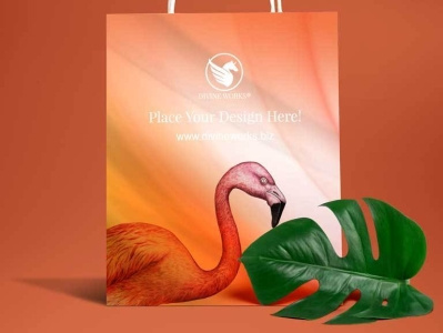 Free Paper Shopping Bag Mockup adobe photoshop graphic design mockup design mockup psd psd