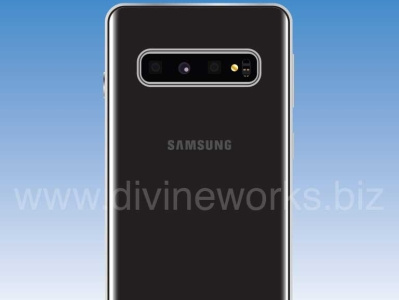 Samsung Galaxy S10 Plus Back Vector