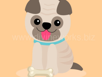 Puppy Dog Vector Art adobe illustrator baby bull dog vector baby dog vector art dog vector art graphic design puppy vector art vector graphic vector illustration