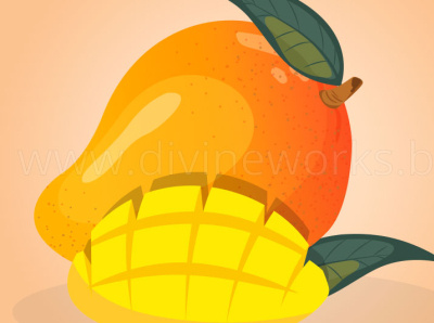Mango Vector Art adobe illustrator graphic design illustration vector art vector graphic vector illustration