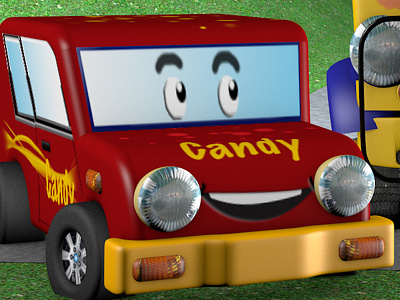 3D Story Characters 3d 3d car 3d vehicles cartoon vehicles truck