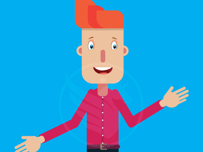 Vector Boy Character Vector Illustration