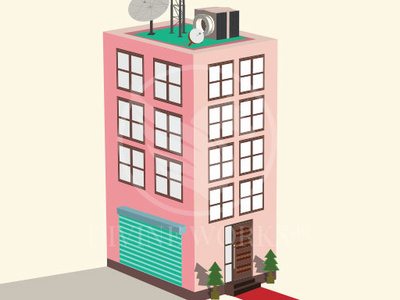 Vector Building Illustration adobe illustrator digital illustration illustration illustration tutorial illustrator tutorial vector artwork vector building vector building illustration vector clipart vector design vector graphic vector illustration