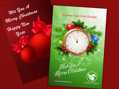 Download Christmas Card Mockup Designs Themes Templates And Downloadable Graphic Elements On Dribbble PSD Mockup Templates