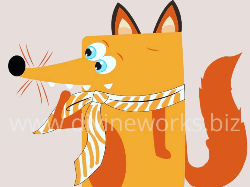 Free Adobe Illustrator Fox Character Illustration adobe illustrator graphic design free