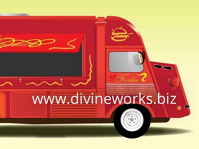 Free Adobe Illustrator Food Truck Vector Illustration adobe illustrator food truck vector graphic design vector illustration