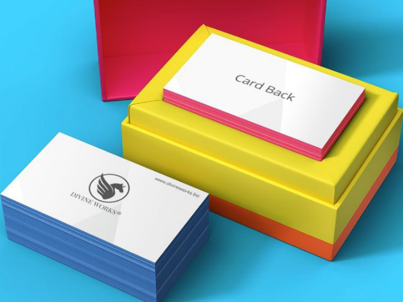 Free Modern Business Card Mockup psd mockup graphic design