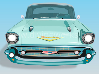 Vintage Car Vector Illustration adobe illustrator graphic design illustration vector illustration